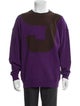 Loewe Colorblock Pattern Crew Neck Sweatshirt