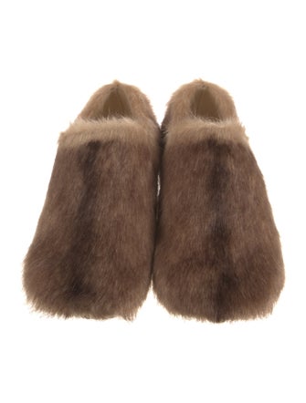Loewe Fur Loafers