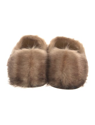 Loewe Fur Loafers