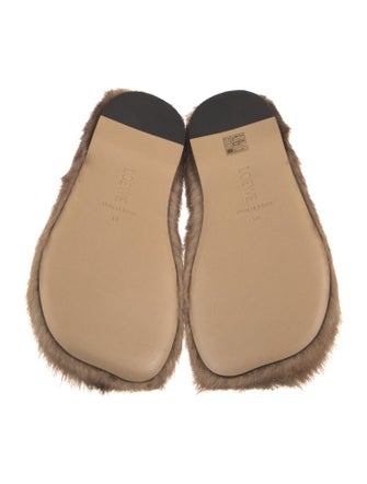 Loewe Fur Loafers