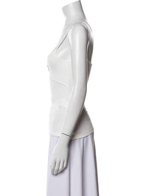 Loewe Graphic Print Square Neckline Top