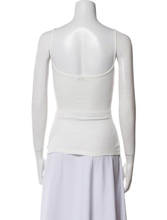 Loewe Graphic Print Square Neckline Top