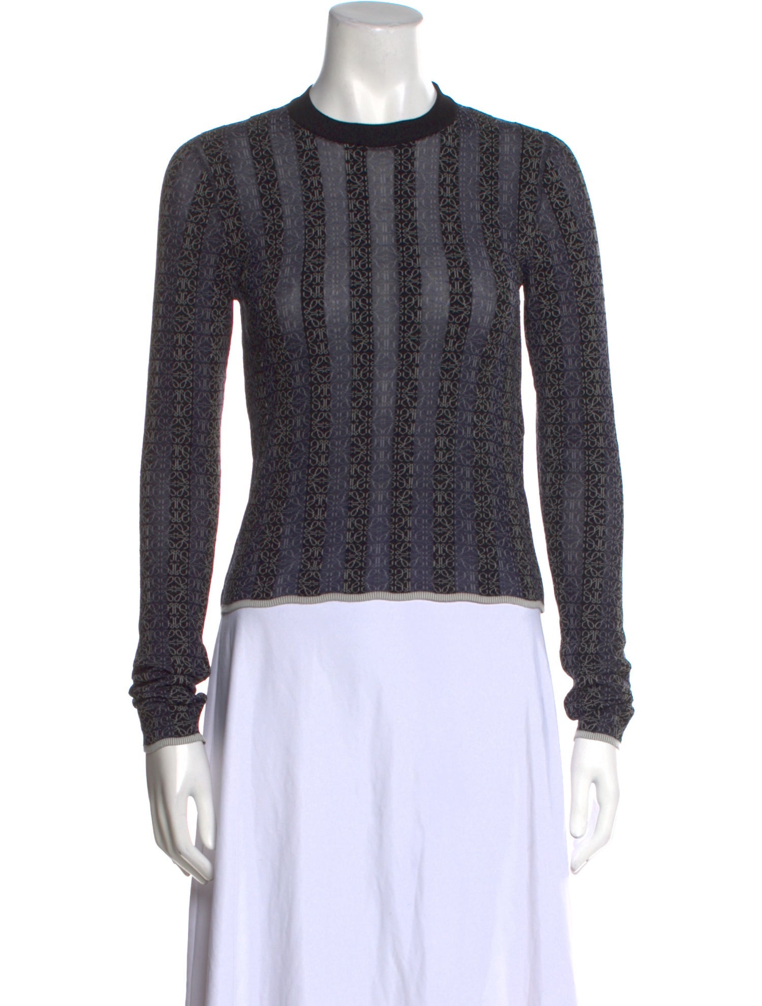 Loewe Striped Crew Neck Sweater