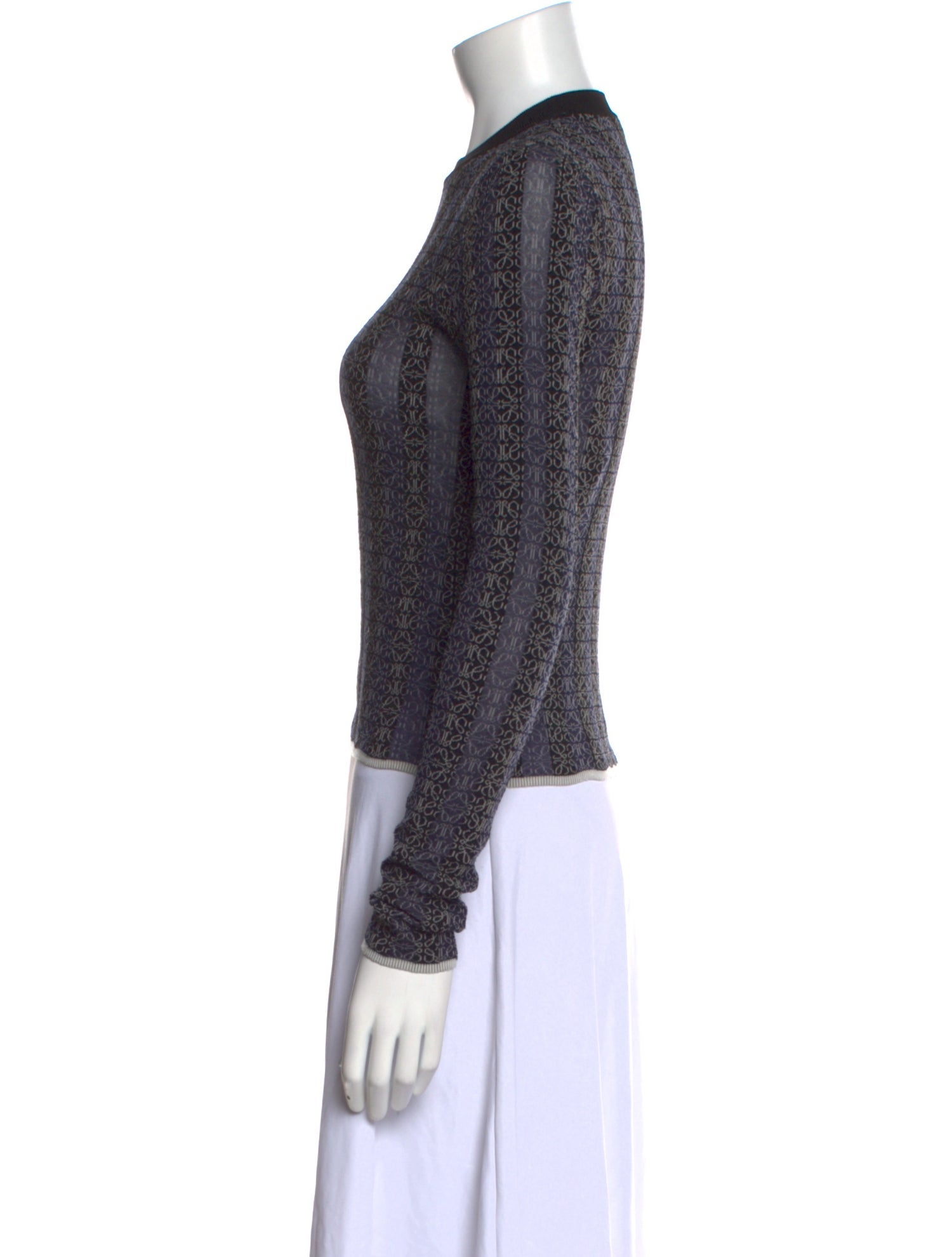 Loewe Striped Crew Neck Sweater