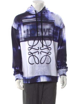 Loewe 2022 Tie-Dye Print Hoodie