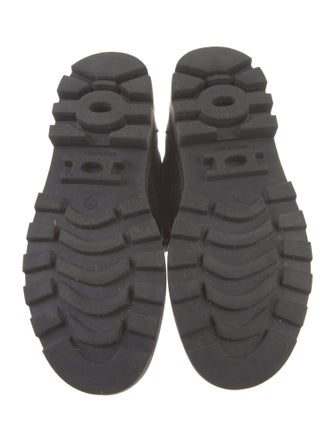 Loewe Leather Combat Boots