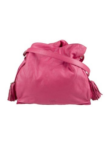 Loewe Crossbody Bags Leather Flamenco Tassel Vintage