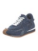 Loewe Denim Colorblock Pattern Athletic Sneakers