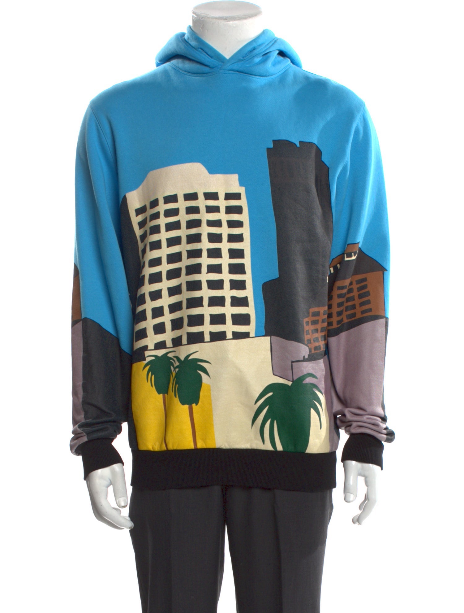 Loewe Printed Crew Neck Hoodie