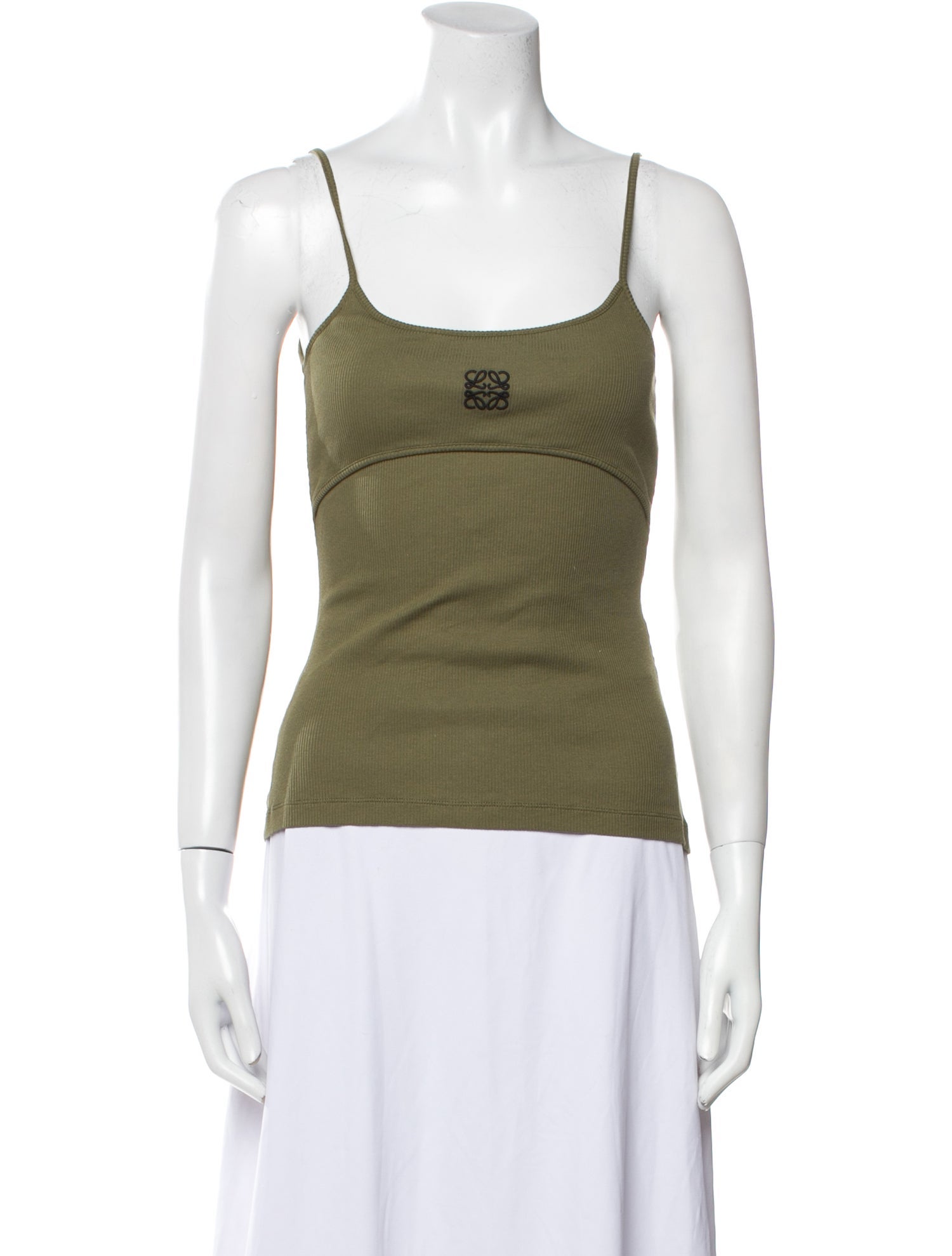 Loewe Square Neckline Sleeveless Top