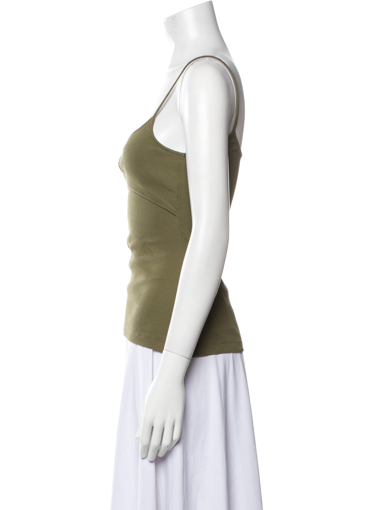 Loewe Square Neckline Sleeveless Top