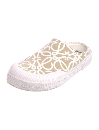 Loewe Canvas Printed Mules