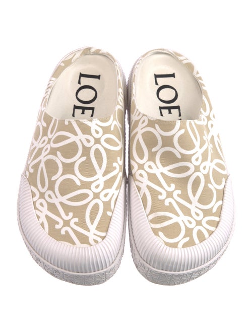 Loewe Canvas Printed Mules