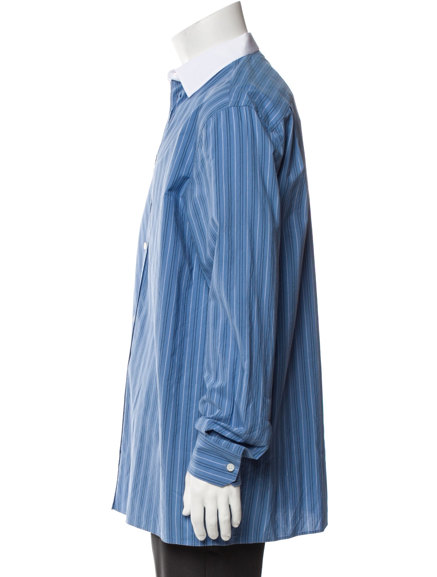Loewe Striped Long Sleeve Dress Shirt