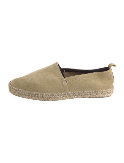 Loewe Suede Whipstitch Trim Loafers