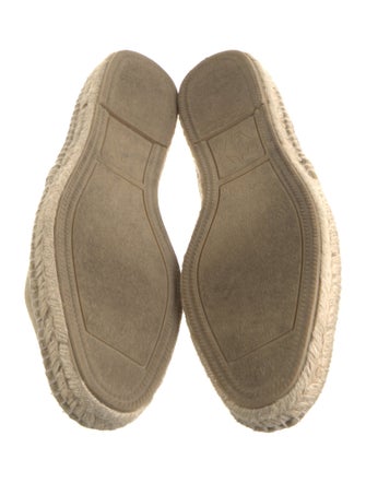Loewe Suede Whipstitch Trim Loafers