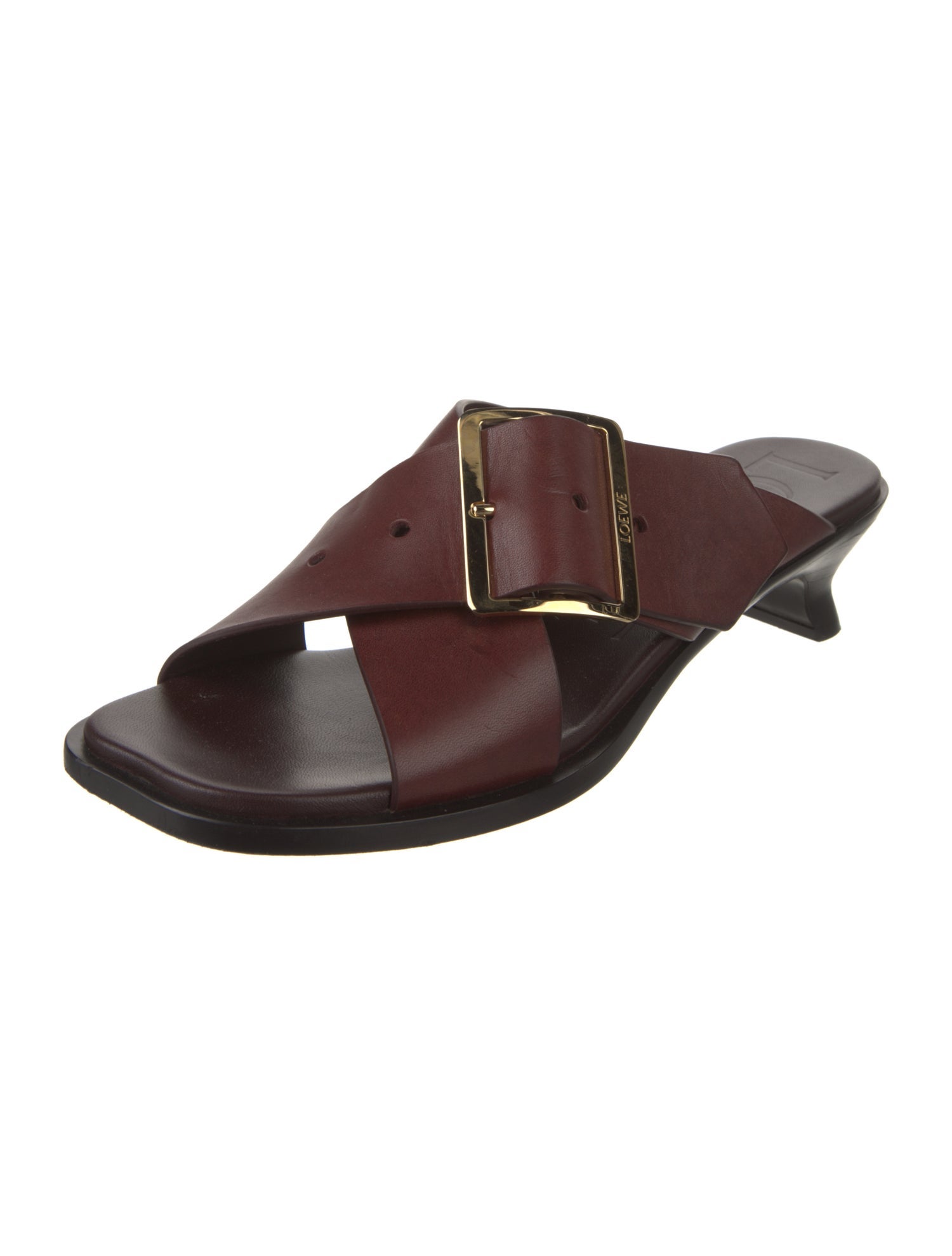 Loewe Leather Slides