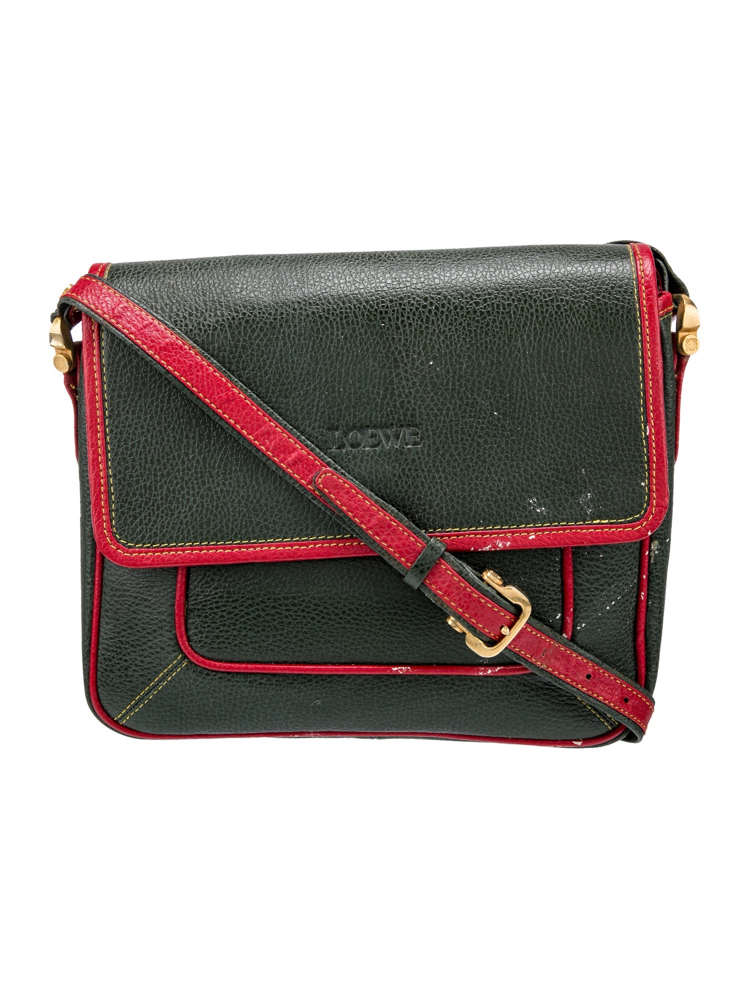 Loewe Leather Messenger Bag