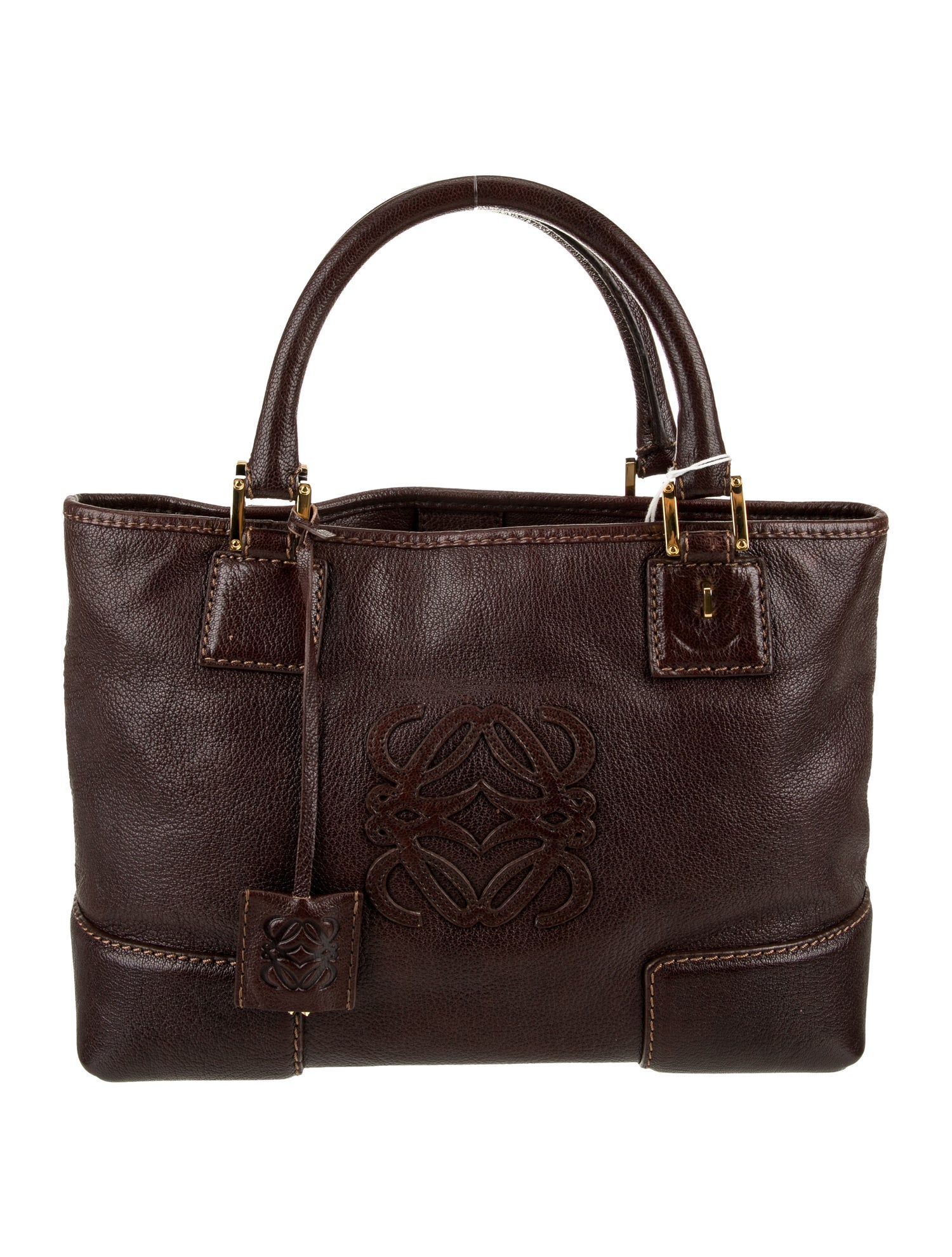 Loewe Leather Top Handle Bag