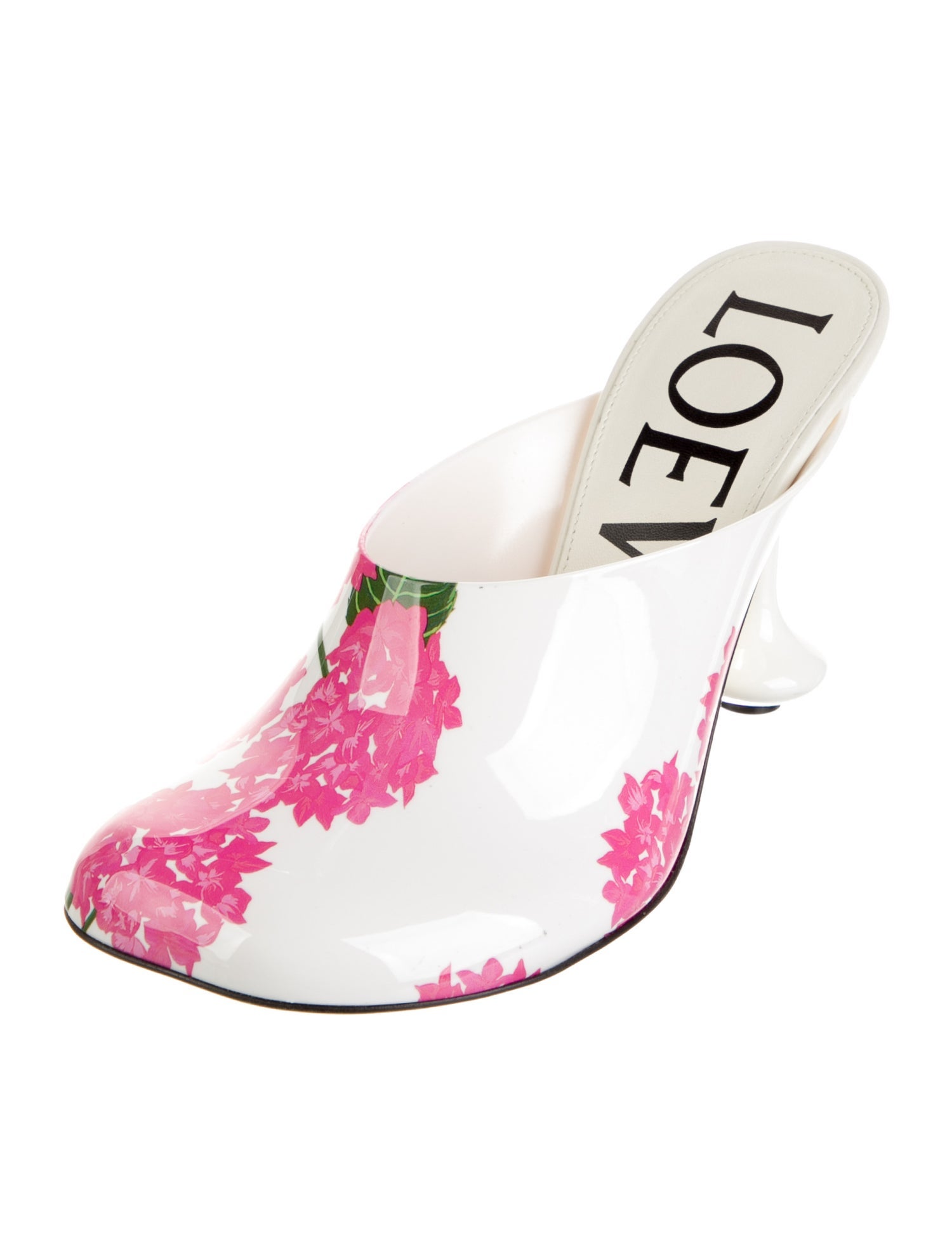 Loewe PVC Floral Print Mules