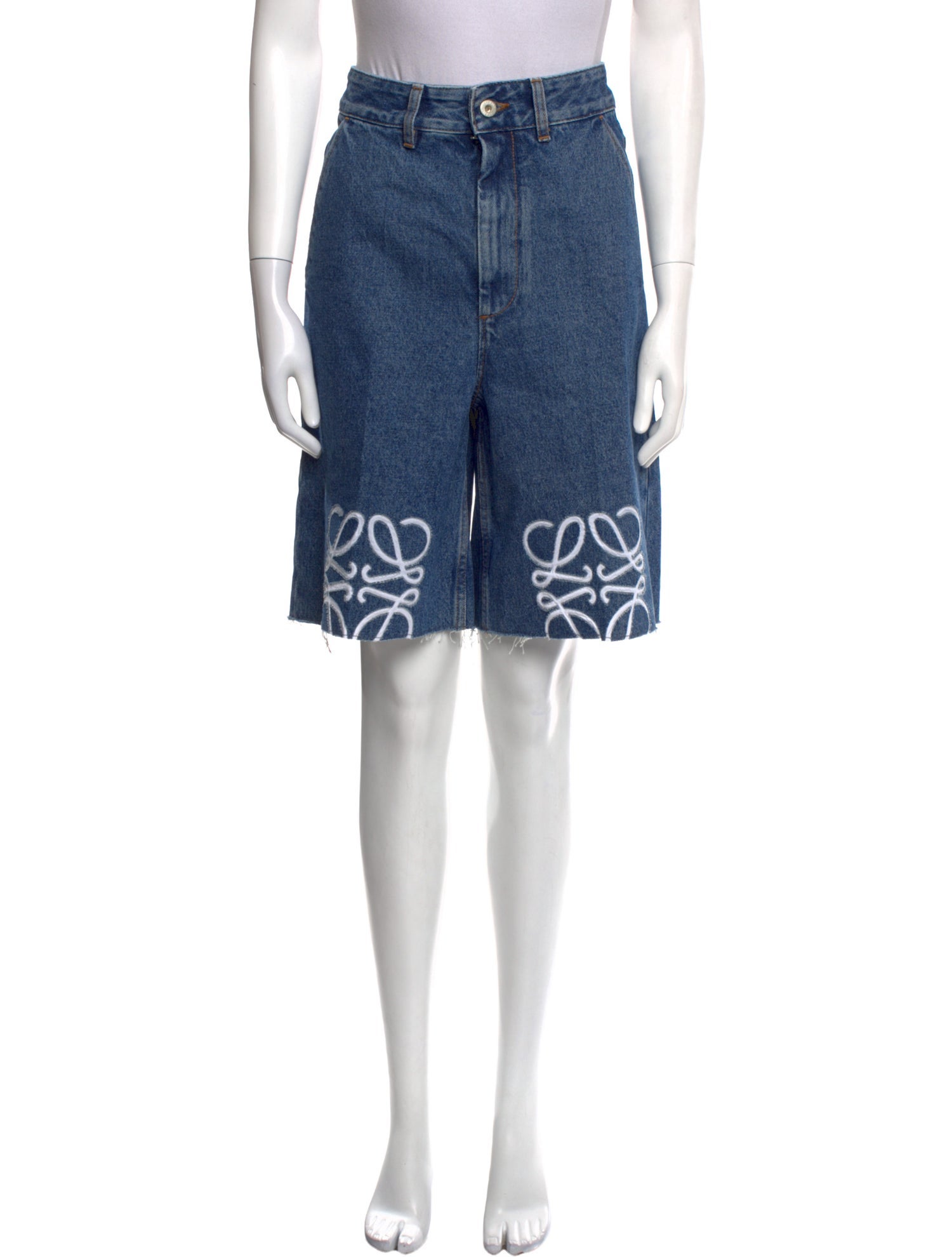 Loewe Graphic Print Knee-Length Shorts w/ Tags