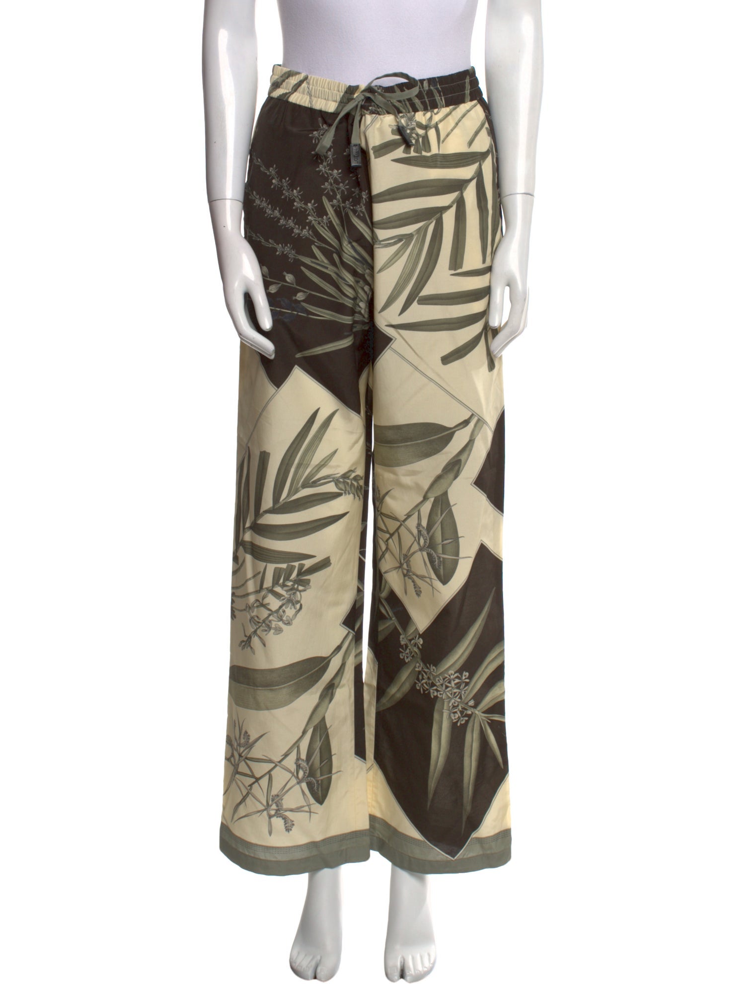 Loewe Paula's Ibiza Printed Wide Leg Pants