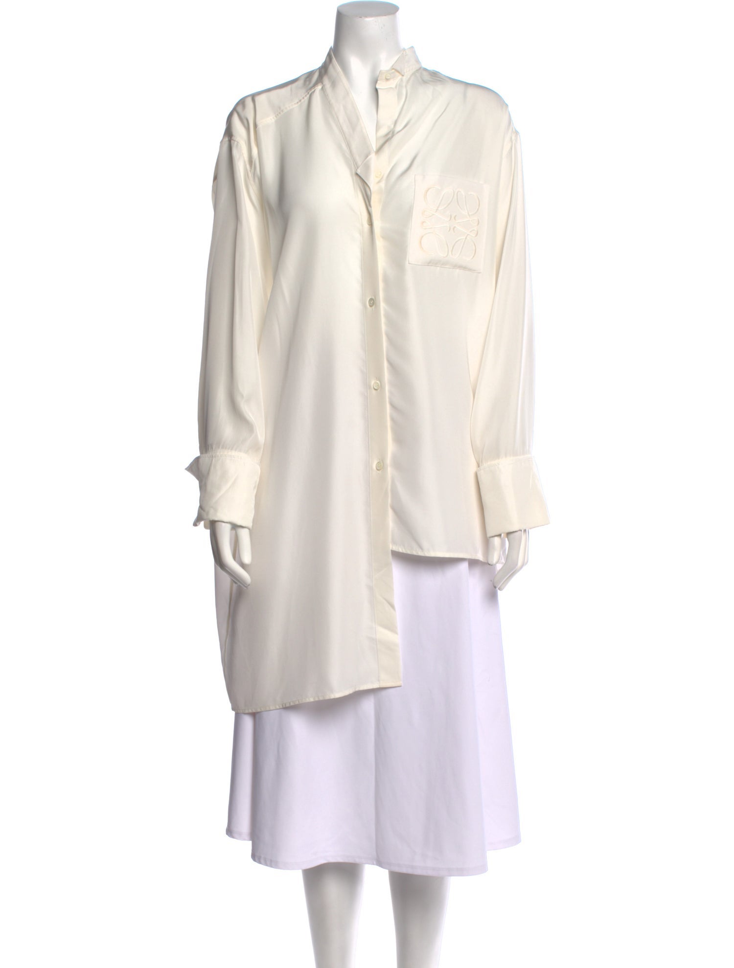 Loewe Anagram Silk Tunic