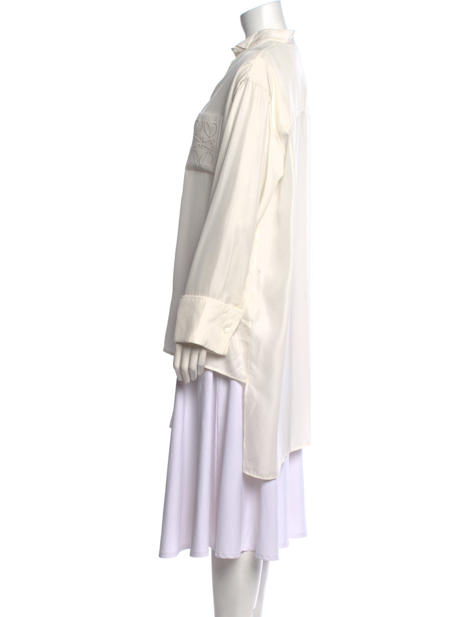 Loewe Anagram Silk Tunic