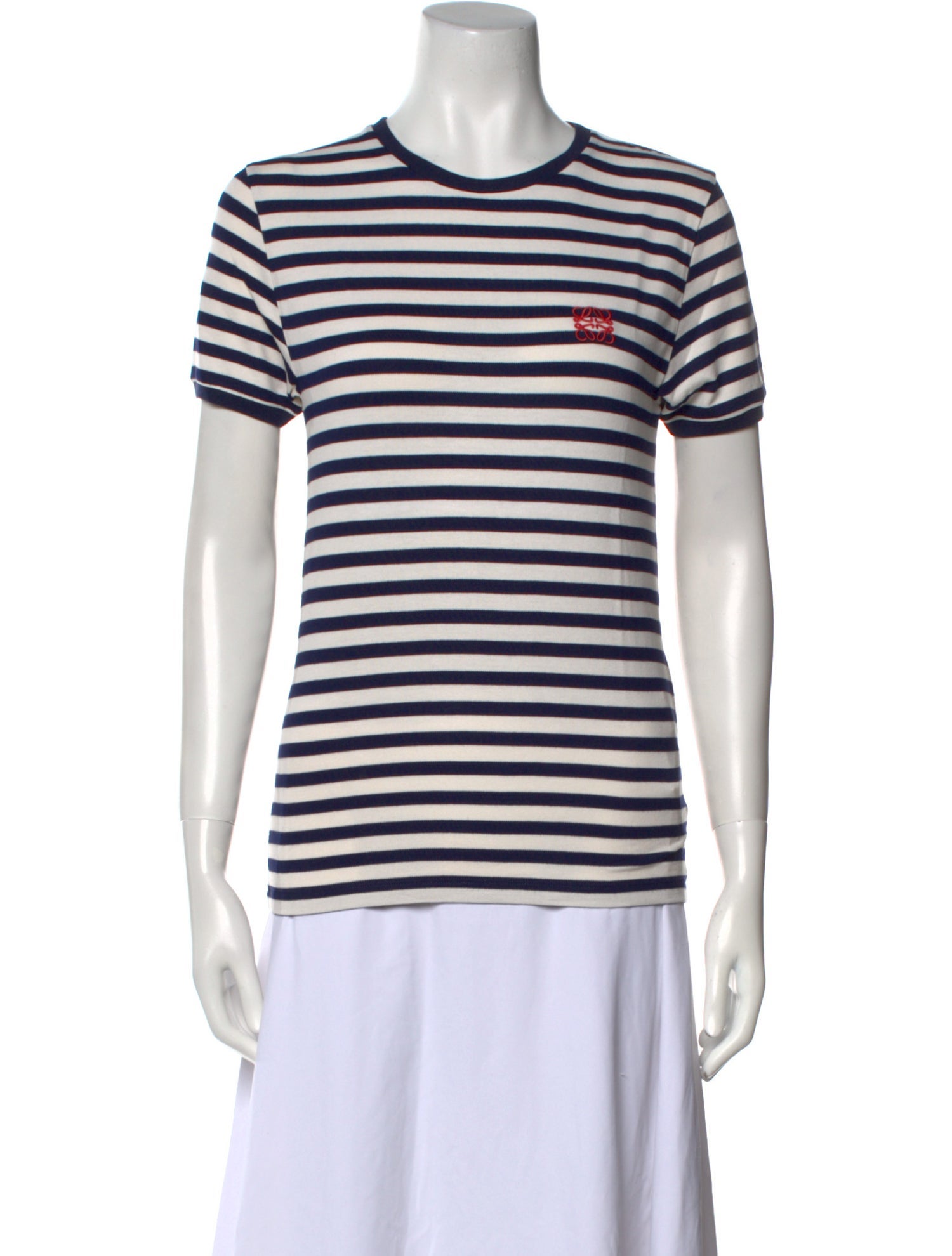 Loewe Striped Crew Neck T-Shirt w/ Tags