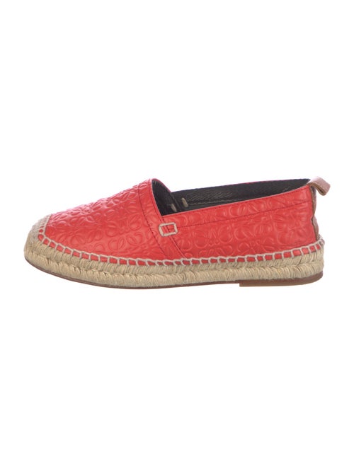 Loewe Signature Logo Leather Espadrilles