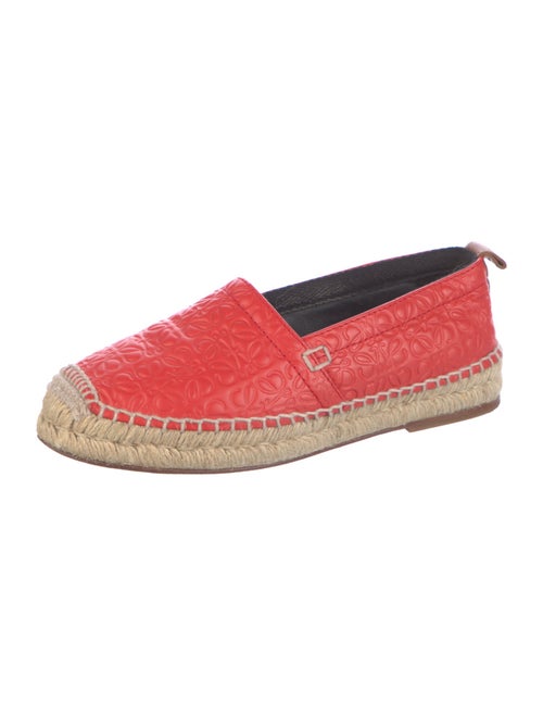 Loewe Signature Logo Leather Espadrilles
