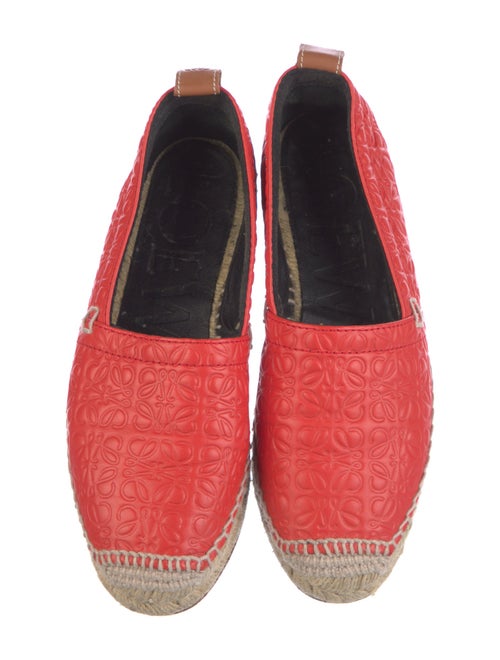 Loewe Signature Logo Leather Espadrilles
