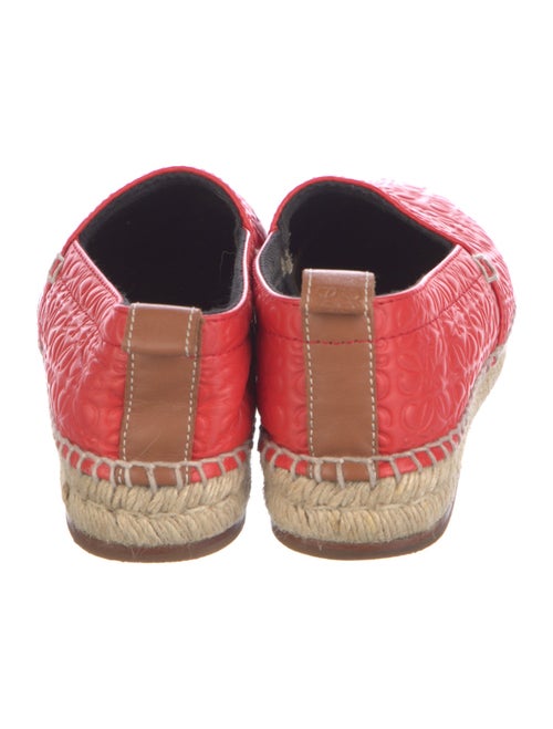 Loewe Signature Logo Leather Espadrilles