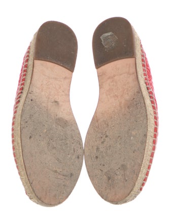Loewe Signature Logo Leather Espadrilles
