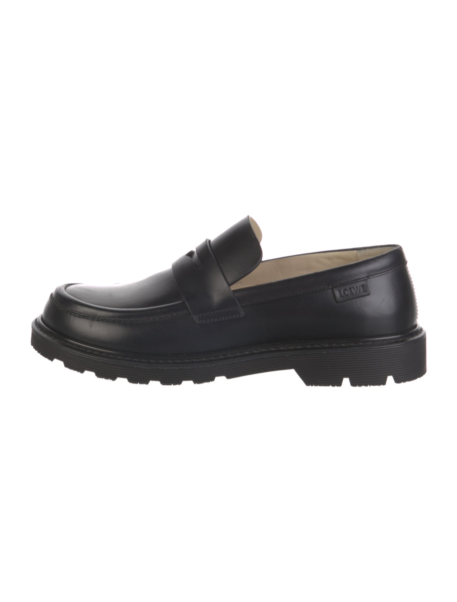 Loewe Leather Loafers