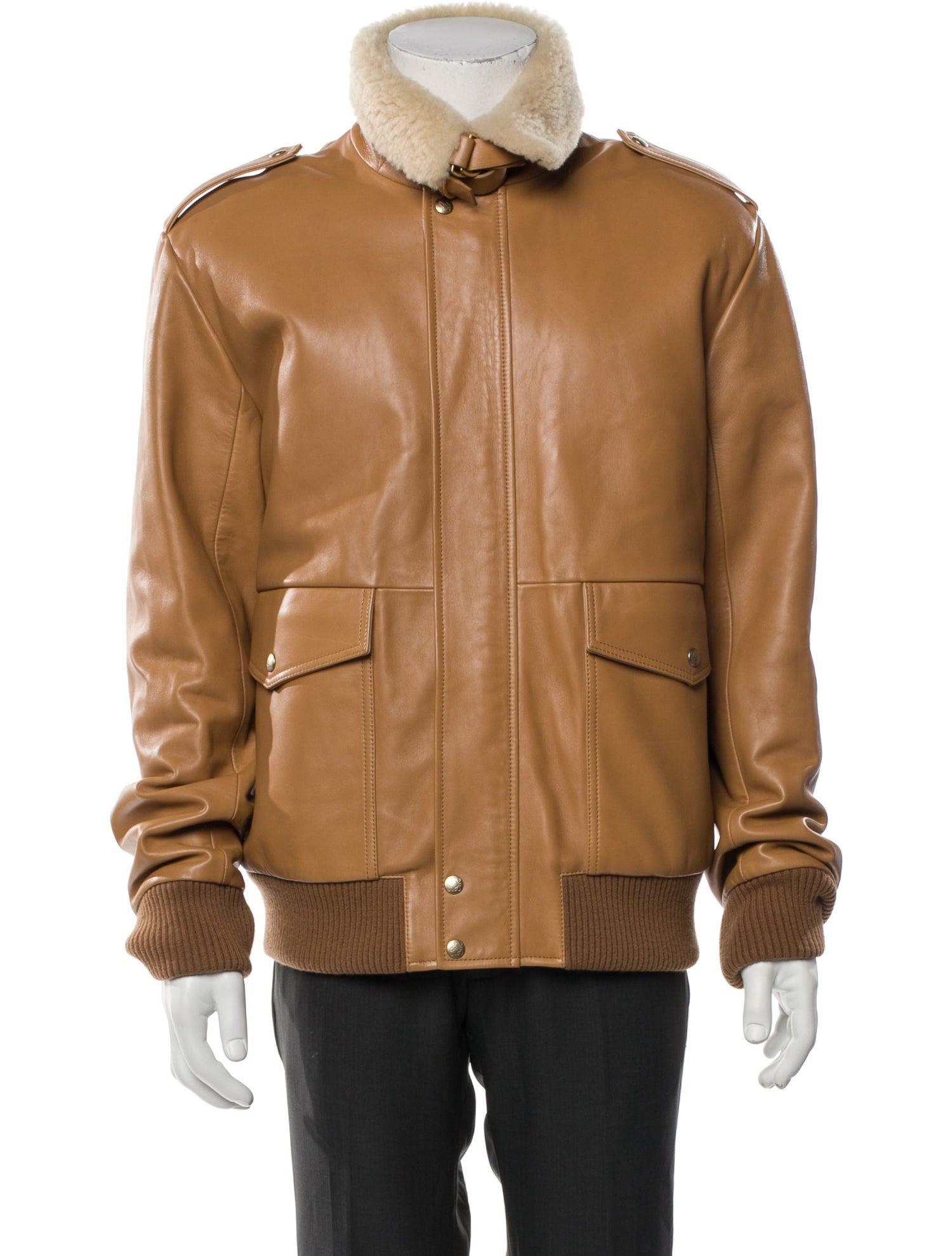 Loewe Lamb Leather Moto Jacket