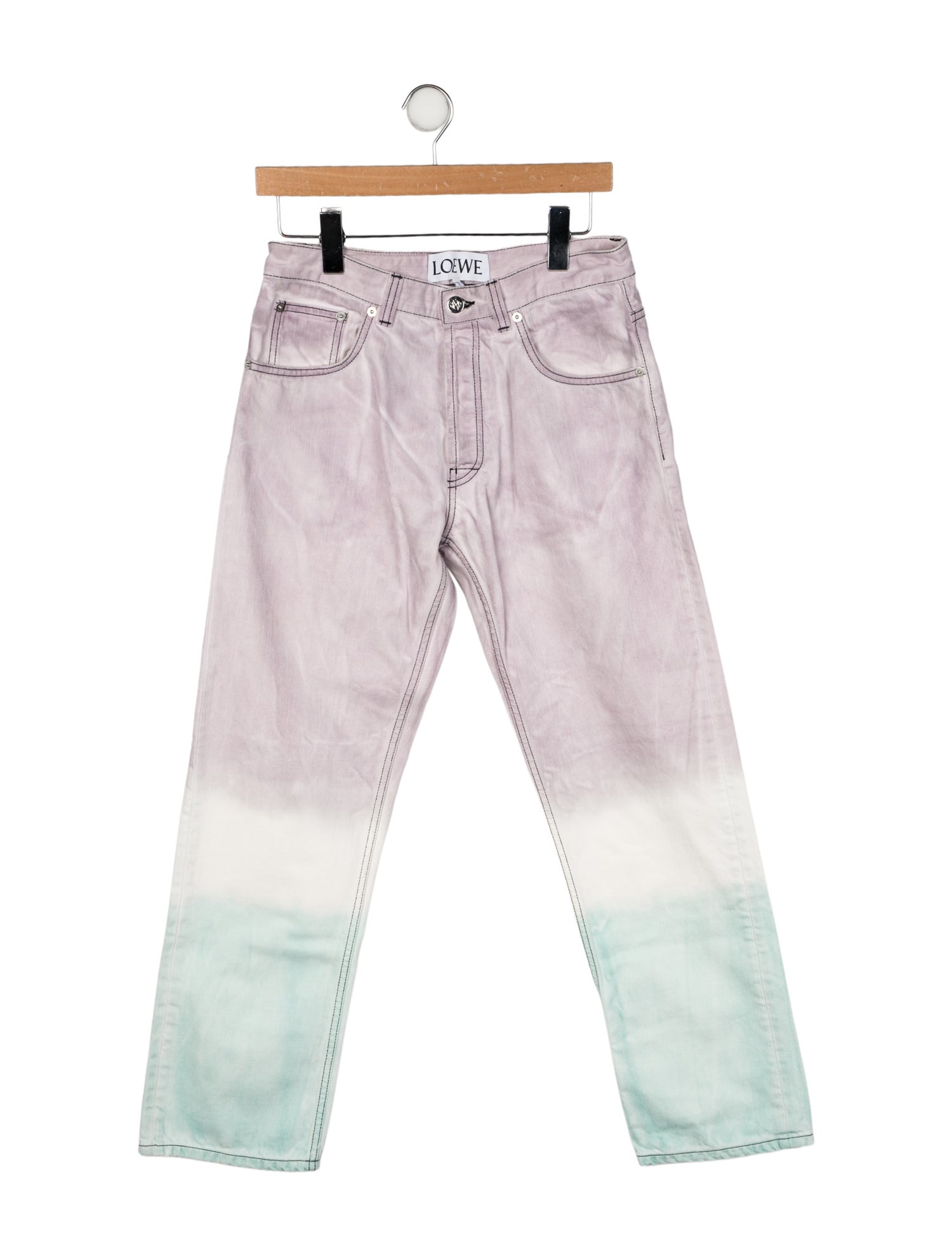 Loewe Mid-Rise Straight Leg Jeans