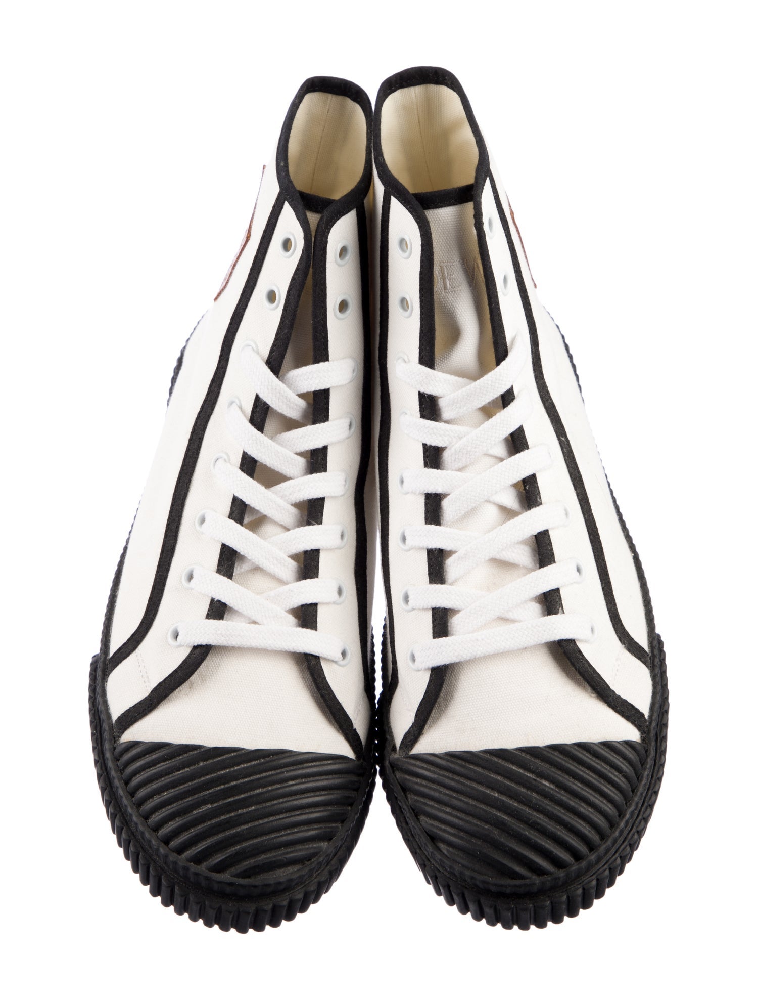 Loewe Canvas Colorblock Pattern Sneakers