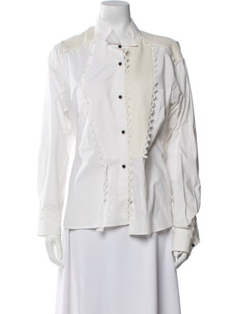 Loewe Long Sleeve Button-Up Top