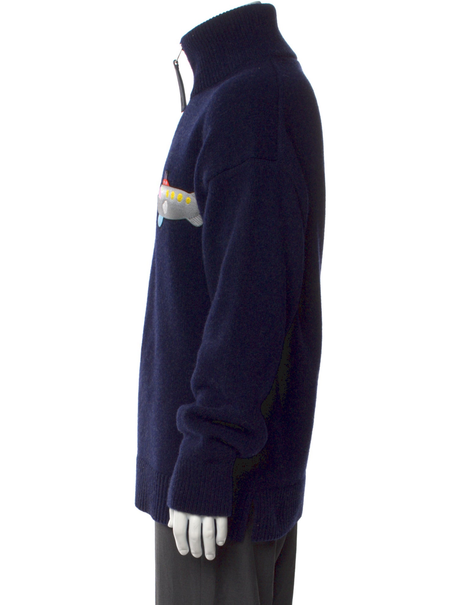 Loewe Wool Graphic Print Cardigan