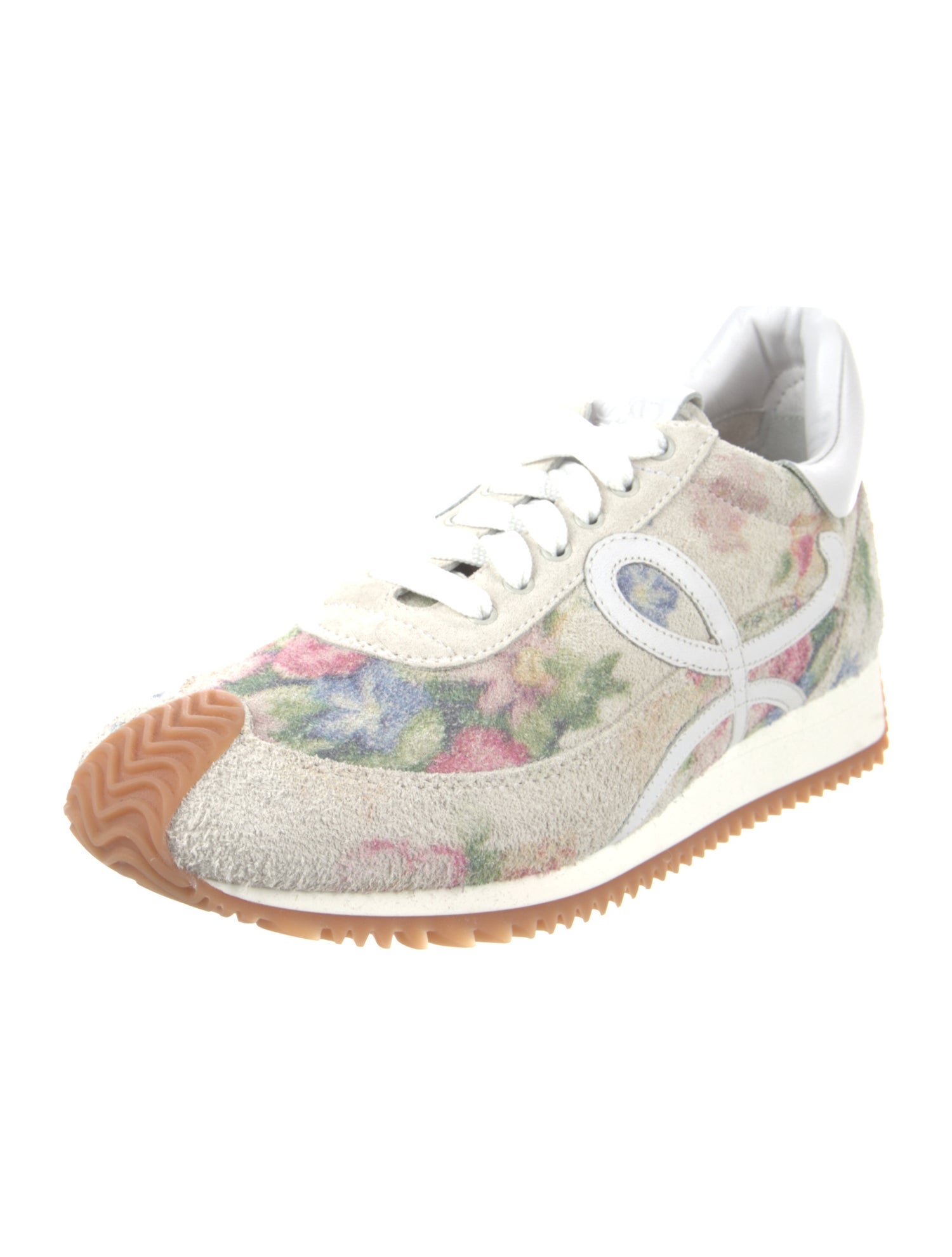 Loewe Suede Printed Sneakers