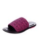 Loewe Printed Embroidered Accent Slides