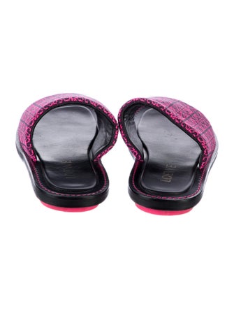 Loewe Printed Embroidered Accent Slides