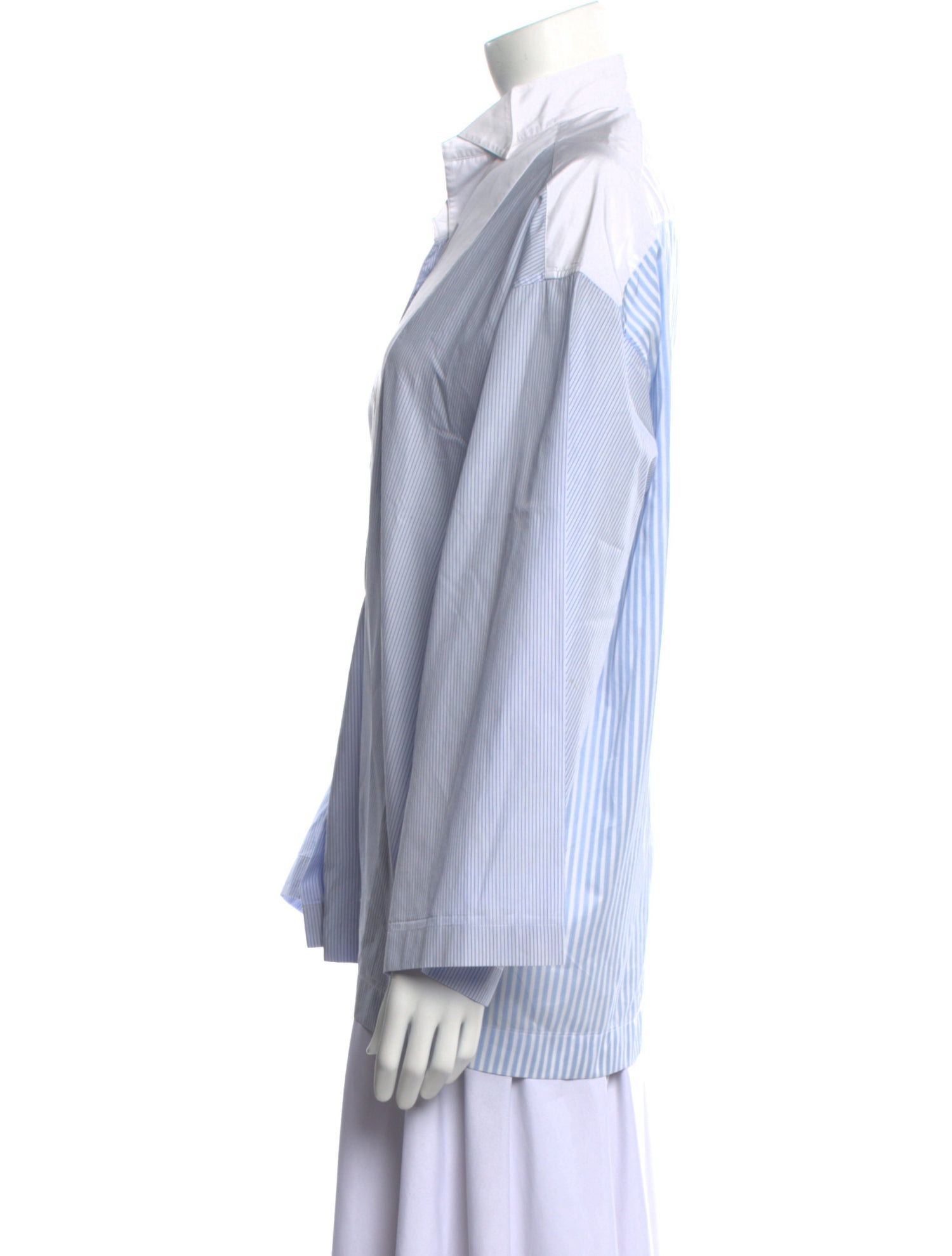 Loewe Striped Long Sleeve Button-Up Top