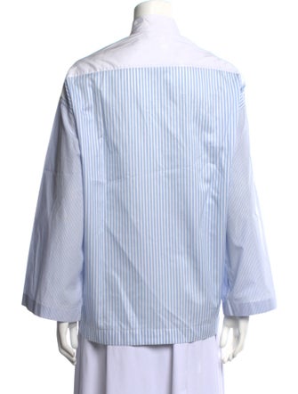 Loewe Striped Long Sleeve Button-Up Top