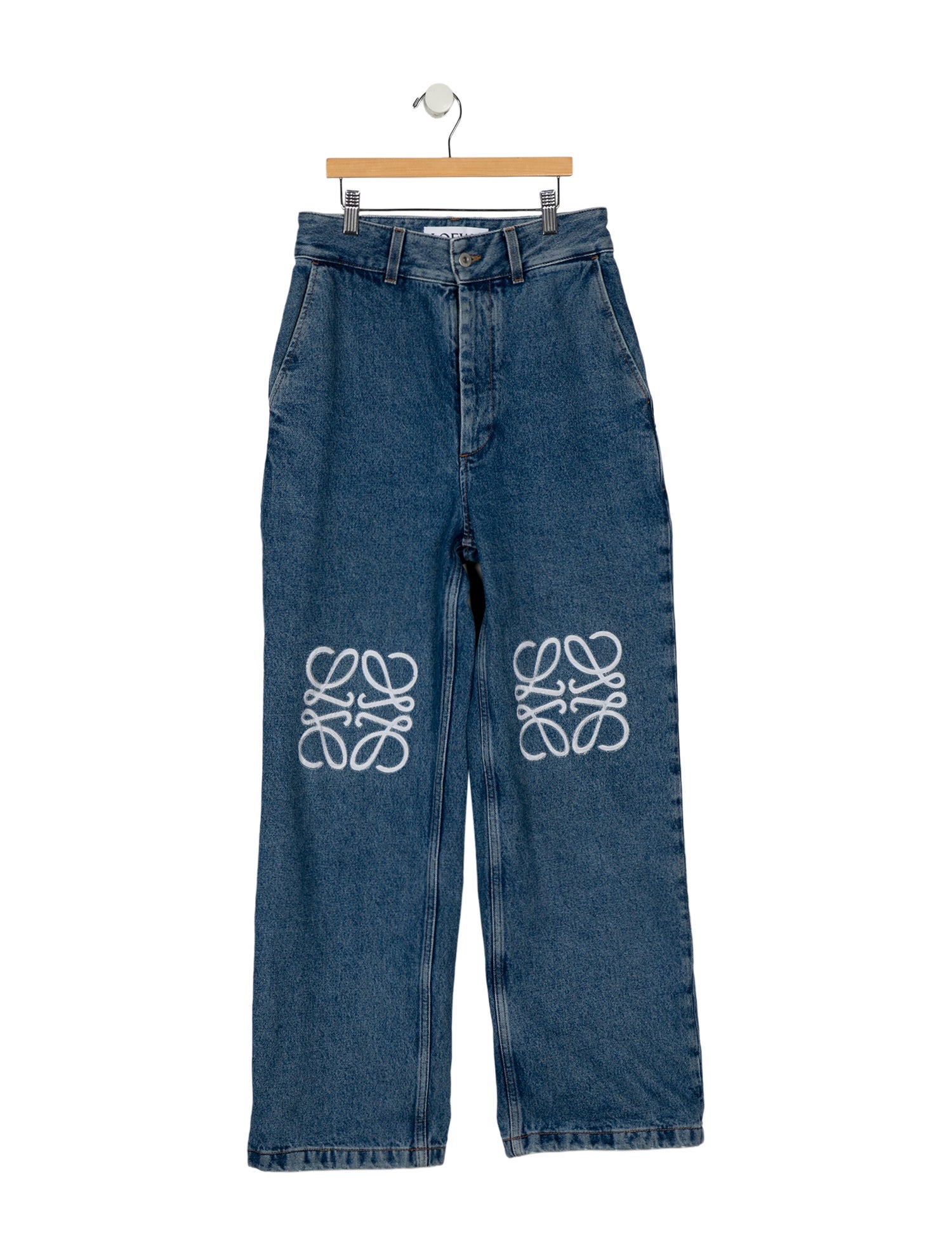 Loewe High-Rise Wide Leg Jeans