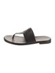 Loewe Anagram Leather Slides