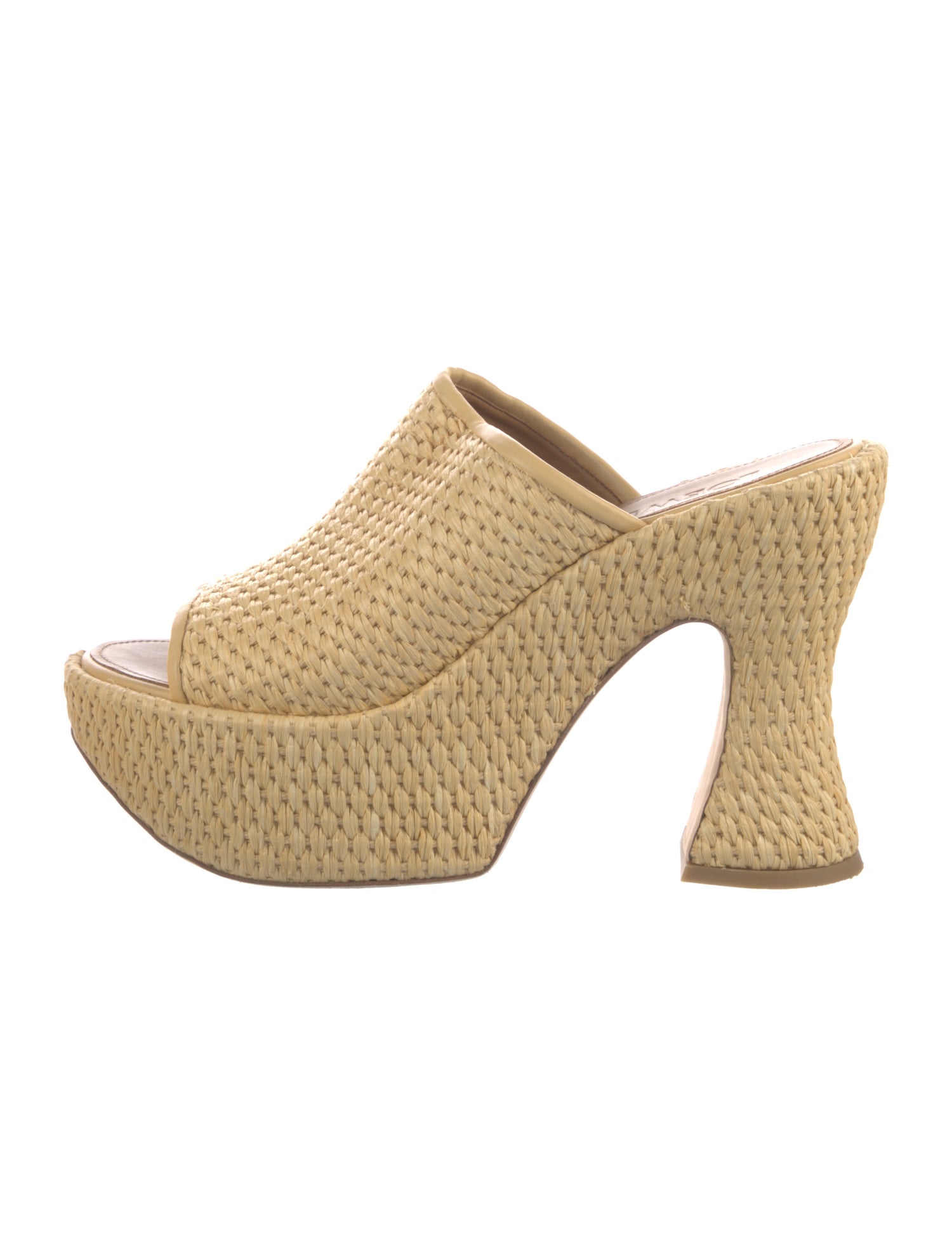 Loewe Raffia Mules