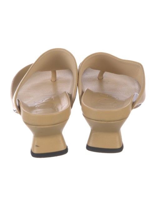 Loewe Leather Flip Flops