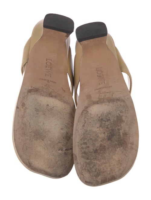 Loewe Leather Flip Flops